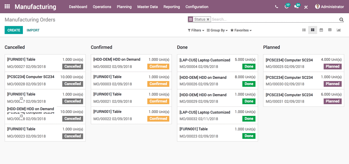 odoo planning