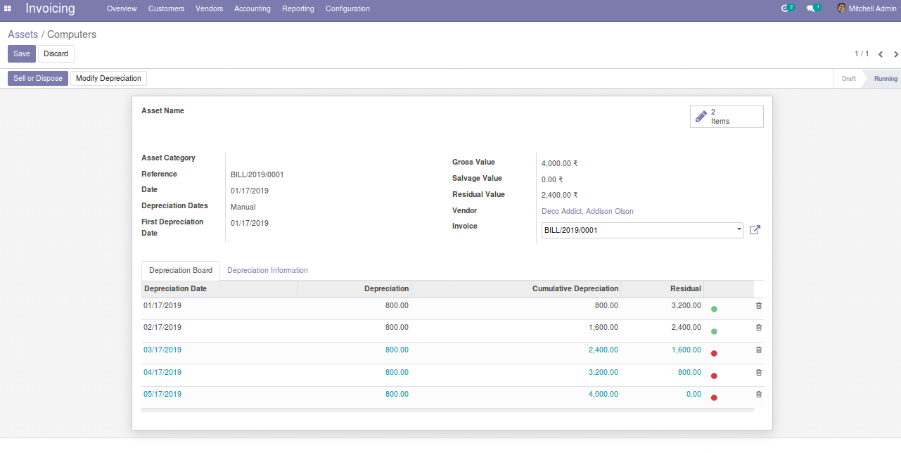 odoo asset