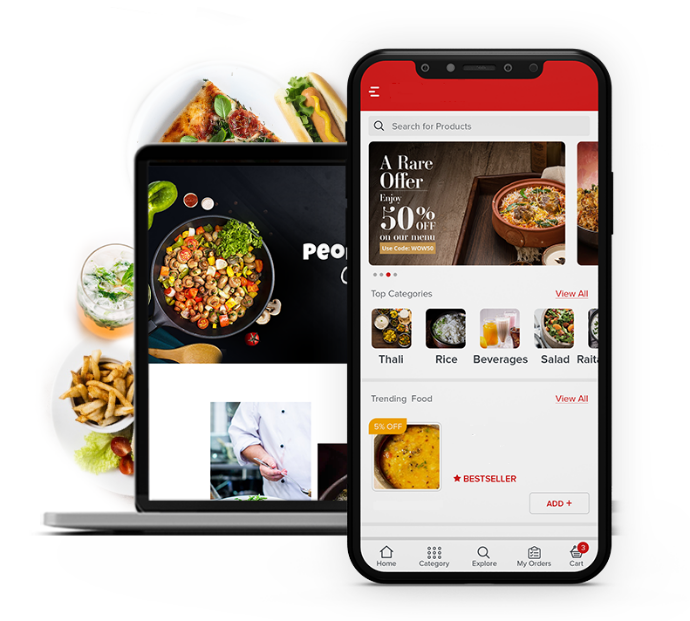 odoo mobile food ordering