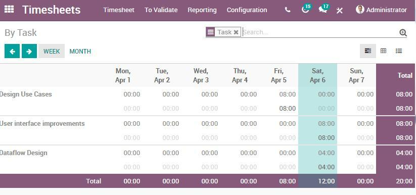 timesheets