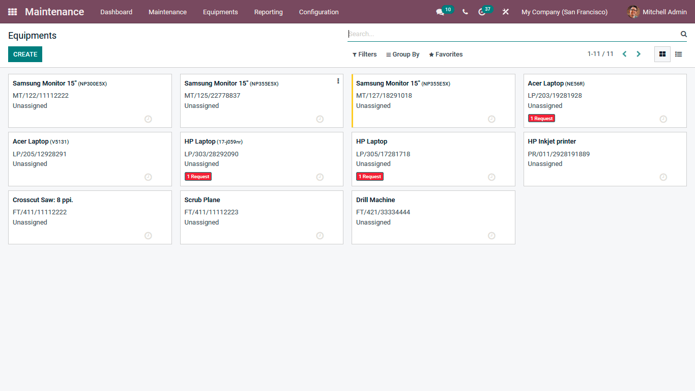 odoo maintenance